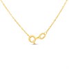 9ct Gold CZ Daisy Necklace - R6901 Alternative Image
