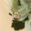 9ct Gold Diamond Teardrop Necklace - R69106 Alternative Image