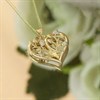9ct Gold Diamond Tree Of Life Heart Necklace - R69108 Alternative Image