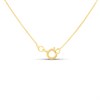 9ct Gold Triple Heart Cubic Zirconia Necklace - R69125 Alternative Image