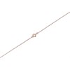 9ct Rose Gold Cubic Zirconia Heart Necklace - R6992 Alternative Image