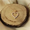 9ct Rose Gold Cubic Zirconia Heart Necklace - R6992 Alternative Image