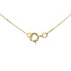 9ct Gold Princess Cut Cubic Zirconia Necklace - R7027 Alternative Image