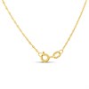 9ct Gold Round Ball Locket And Chain - R7201 Alternative Image