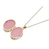 9ct Gold Starburst Diamond Locket- 21mm - R7258 Alternative Image