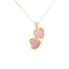 9ct Gold Two Colour Heart Locket - R7261 Alternative Image