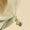 9ct Freshwater Pearl And Diamond Heart Necklace - R7783 Alternative Image