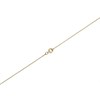 9ct Gold Emerald And Diamond Heart Necklace - R8130 Alternative Image