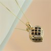 9ct Gold Sapphire And Diamond Heart Necklace - R8139 Alternative Image