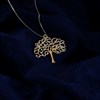 9ct Gold Two Colour Tree Of Life Necklace - R8758 Alternative Image