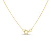 9ct Gold Heart Pendant And Chain - R8790 Alternative Image