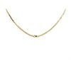 9ct Gold 2.8mm Wide Diamond Cut Solid Curb Chain - 18in - R9007 Alternative Image