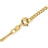 9ct Gold 2mm Wide Hollow Curb Chain - 18in - R9387 Alternative Image