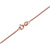 9ct Rose Gold Fine Solid Curb Chain - 22in - R9628 Alternative Image
