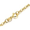 9ct Gold 2mm Wide Oval Hollow Belcher Chain - 18in - R9805 Alternative Image