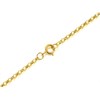 9ct Gold 1mm Wide Hollow Belcher Chain - 18in - R9817 Alternative Image