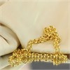 9ct Gold Diamond Cut 16in Oval Belcher Chain - R9838 Alternative Image