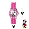 Minnie Mouse MN1157 Pink Rubber Strap Watch - W01177 Alternative Image