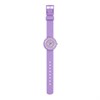 Tikkers ATK1102 Time Teacher Glitter Purple Sili Strap Watch - W01182 Alternative Image