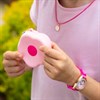 Tikkers ATK1107 Time Teacher Pink Strap, Necklace And Purse Set - W01183 Alternative Image