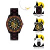 Harry Potter HP9050ARG Black Silicone Strap Watch - W01190 Alternative Image