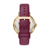 Michael Kors MK2970 Gold Plated Burgundy Strap Watch - W08131 Alternative Image