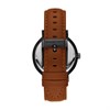 Michael Kors MK8739 Black IP Brown Leather Strap Watch - W08136 Alternative Image