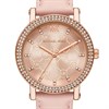 Michael Kors MK2987 Corey Pink Leather Strap Watch - W08170 Alternative Image