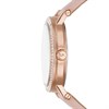 Michael Kors MK2987 Corey Pink Leather Strap Watch - W08170 Alternative Image