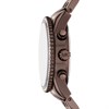 Michael Kors MK7559 Mini Bryant Chronograph Brown IP Bracelet Watch - W08233 Alternative Image
