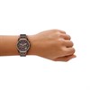 Michael Kors MK7559 Mini Bryant Chronograph Brown IP Bracelet Watch - W08233 Alternative Image