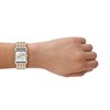Michael Kors MK4935 Petite Georgie Two Tone Square Case Bracelet Watch - W08244 Alternative Image