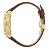 Bulova Icon 97B216 Gold Plated Brown Leather Strap Watch - W09378 Alternative Image