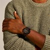 Fossil FS5437 Townsman Black IP Brown Leather Strap Watch - W10159 Alternative Image