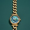 Fossil ES5416 Carlie Gold Tone Abalone Shell Dial Chain Bracelet Watch - W10447 Alternative Image