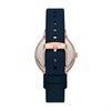 Fossil BQ3858 Laney Rose Tone Blue Dial Navy Leather Strap Watch - W10448 Alternative Image