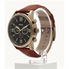 Fossil BQ2261 Flynn Chronograph Brown Leather Strap Watch - W10464 Alternative Image