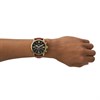 Fossil BQ2261 Flynn Chronograph Brown Leather Strap Watch - W10464 Alternative Image