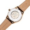 Fossil BQ2382 Flynn Automatic Brown Leather Strap Watch - W10465 Alternative Image