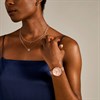 Fossil ES4628 Jacqueline Rose Gold Tone Mesh Bracelet Watch - W10523 Alternative Image