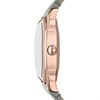 Fossil ES5435 Harlow Rose Tone Grey Leather Strap Watch - W10528 Alternative Image