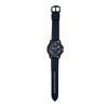 Fossil FS5061 Grant Chronograph Grey IP Blue Leather Strap Watch - W10537 Alternative Image