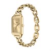 Fossil ES5478 Raquel Gold Tone Rectangular Case Chain Bracelet Watch - W10539 Alternative Image