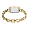 Fossil ES5478 Raquel Gold Tone Rectangular Case Chain Bracelet Watch - W10539 Alternative Image