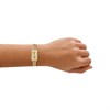Fossil ES5478 Raquel Gold Tone Rectangular Case Chain Bracelet Watch - W10539 Alternative Image