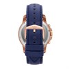 Fossil FS4835 Grant Chronograph Blue Leather Strap Watch - W1074 Alternative Image