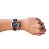 Fossil FS4835 Grant Chronograph Blue Leather Strap Watch - W1074 Alternative Image
