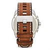 Diesel DZ4458 Mega Chief Chronograph Brown Leather Strap Watch - W11326 Alternative Image