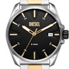 Diesel DZ2196 MS9 Two Tone Black Dial Bracelet Watch - W11349 Alternative Image