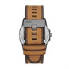 Diesel DZ1964 Master Chief Grey IP Tan Leather Strap Watch - W11374 Alternative Image